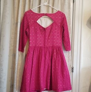 Lilly Pulitzer Dresses - Lilly Pulitzer magenta pink lace dress Lilly Pulitzer Dresses - Lilly Pulitzer magenta pink lace dress